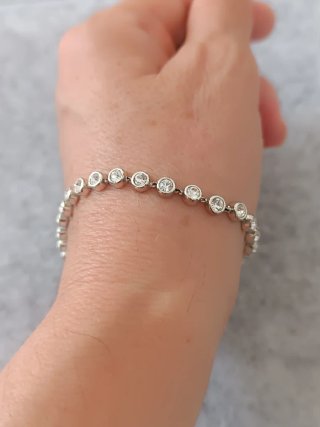 Braccialetto con strass