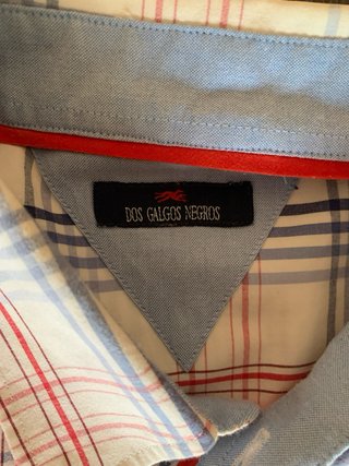 Camisa cuadros manga corta Dos Galgos