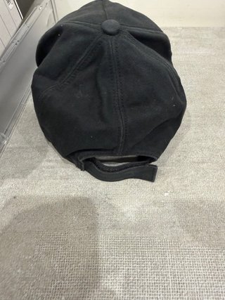 Berretto Moncler Nero Logo Monogram