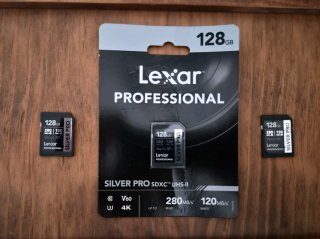 Tarjeta SD Lexar Professional 128GB UHS-II V60