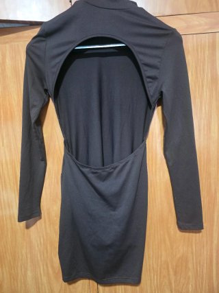 Vestido negro ajustado talla S