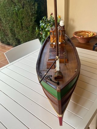 Maqueta Barco Pesca Madera