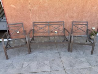 Conjunto Sofá y 2 Sillones Terraza