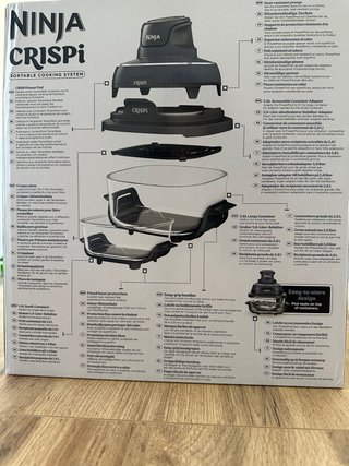 Ninja CRISPi, Air Fryer portátil, sin abrir