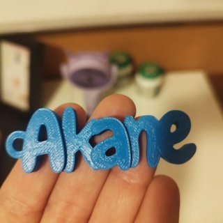 Llavero Nombre Personalizado Impresión 3D