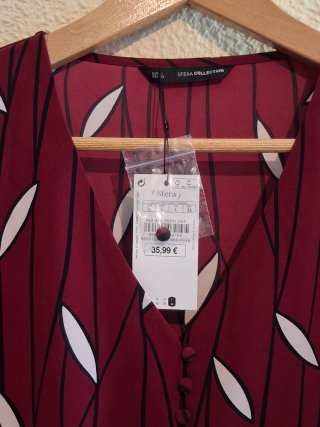 Vestido Sfera estampado Con etiqueta