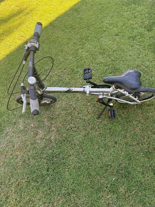 Bicicleta Plegable TTORA Plata.