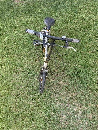 Bicicleta Plegable TTORA Plata.