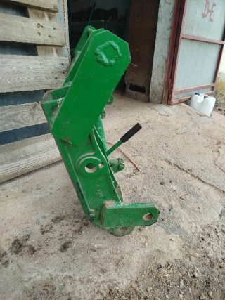 Acople pala John Deere antiguo a tenia