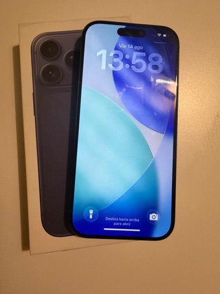 iPhone 17 Pro Max Azul 256 GB permuto