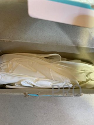 100 Guantes Blancos De Nitrilo XS