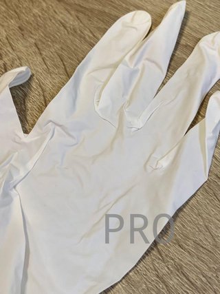 100 Guantes Blancos De Nitrilo XS