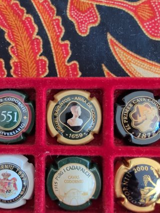Collezione di tappi di cava Codorniu