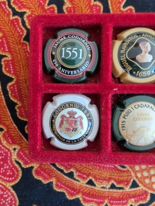 Collezione di tappi di cava Codorniu