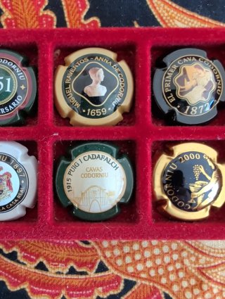 Collezione di tappi di cava Codorniu