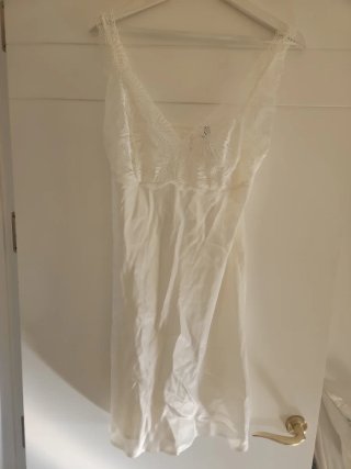 Camisón de seda Intimissimi blanco