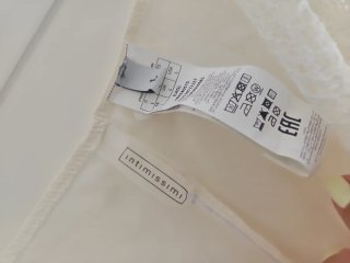 Camisón de seda Intimissimi blanco