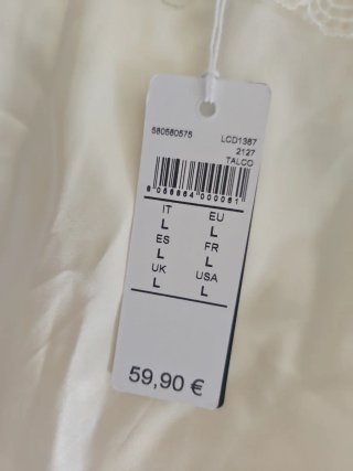Camisón de seda Intimissimi blanco