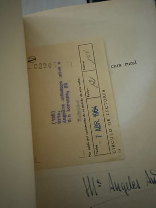 Diario de un cura rural. Georges Bernanos. 1963