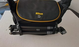 Bolsa Cámara Nikon Bandolera Negra