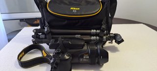 Bolsa Cámara Nikon Bandolera Negra