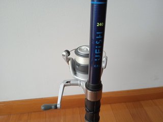 Caña pesca UFISH 240 + carrete Caperlan
