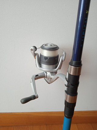 Caña pesca UFISH 240 + carrete Caperlan