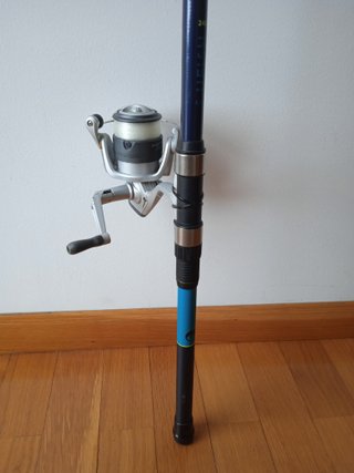 Caña pesca UFISH 240 + carrete Caperlan