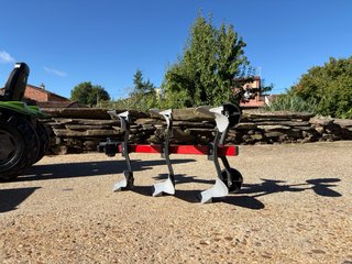 Tractor infantil pedales con pala y remolque