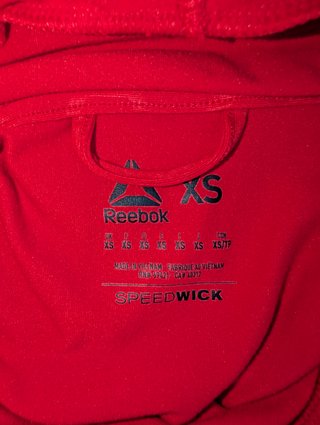 Reebok Sudadera Hexawarm Talla XS Roja