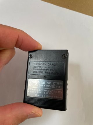 Sony Playstation 2 Ps2 Memory Card Original Nera S