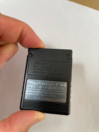 Sony Playstation 2 Ps2 Memory Card Original Nera S