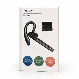 Auricolari YYK-S20 Bluetooth 5.3 Neri