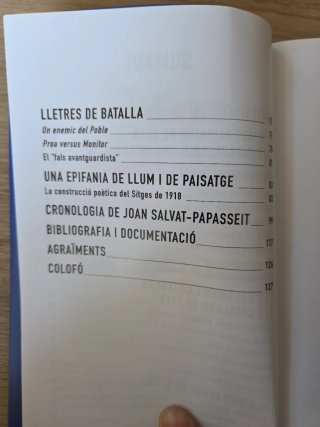 El quart paisatge de Joan Salvat-Papasseit