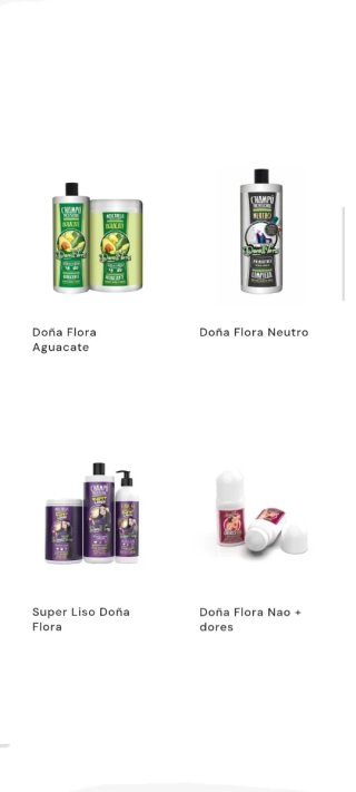 Lote cosméticos Doña Flora