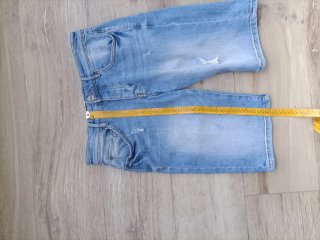 Bermuda pantalón corto vaquero hombre chico T 36