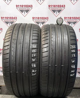 -255 45 17 W DUNLOP RUEDA AL 90% VIDA UTIL