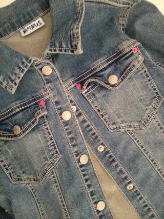 Giubbino jeans Bimbus bambina