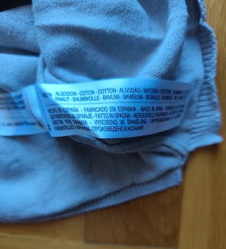 Jersey Oysho Algodón Estrella Gris Talla Única