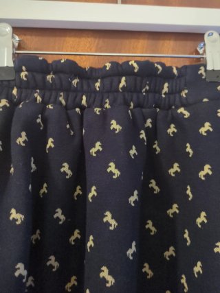 Falda Kling corta estampada caballos