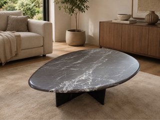 Mesa de centro de mármol