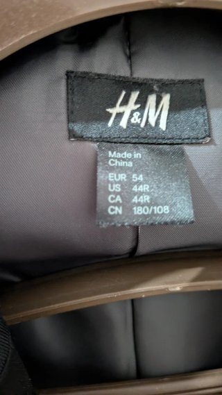 Americana H&M Negra Talla L