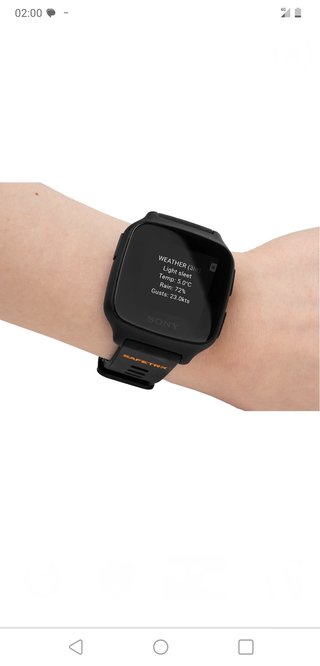Orologio Safetrek active di Sony