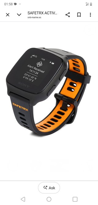 Orologio Safetrek active di Sony