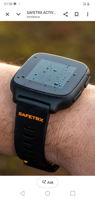 Orologio Safetrek active di Sony