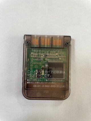 Sony Playstation 1 Ps1 Memory Card Originale Nero
