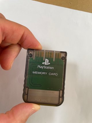 Sony Playstation 1 Ps1 Memory Card Originale Nero