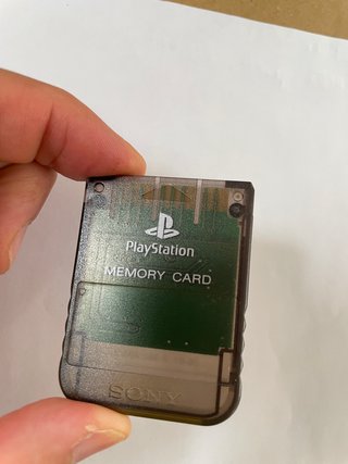 Sony Playstation 1 Ps1 Memory Card Originale Nero