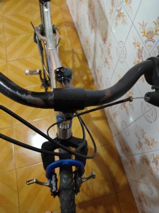 Bicicleta 24 plateada