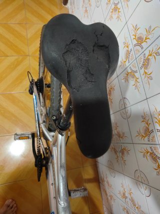 Bicicleta 24 plateada